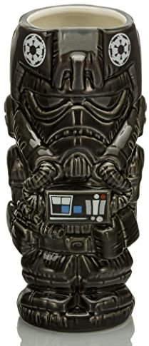 Geeki Tikis Star Wars TIE Fighter Pilot - Taza de cerámica para licor, bebidas, capacidad para 18 onzas