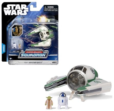 Bizak Star Wars 62610008 Vaisseau Jedi Starfighter de Yoda, avec 2 Figurines