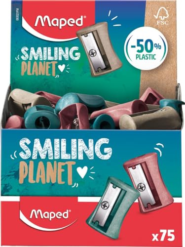Smiling Planet Vivo Bleistiftspitzer, 1 Loch
