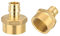 EFIELD Pex A 1,27 cm x 1,27 cm NPT-Adapter, Erweiterungs-Messing-Armaturen, nur für Pex-A-Rohrverbindungen, ASTM F1960 (2)