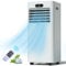 Warmiehomy Air Conditioners Unit 9000 BTU, Portable Air Conditioner 4-in 1 Air Cooling Fan with 2 Speeds,Ventilation, Dehumidifying and Remote Control,Aircon for Bedroom, Living Room, Office