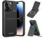 DUX DUCIS Case for iPhone 14 Pro Wallet Case with Card Holder [Compatible with MagSafe], Premium Leather Stand Shockproof Cover Case for iPhone 14 Pro (6.1, Black)
