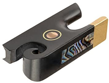 Violine Beschläge 4/4 Fiddle Bow Ox Horn Frogs Snail Frog High Grade Violin Zubehör Bow Repair Makers Abalone Brass Ferrules Violine Teile