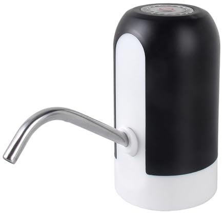 A2ZWORLD, Dispensador de agua inalámbrico recargable con micro USB, bomba universal de Bottigilia para camping, escuela, hogar y oficina