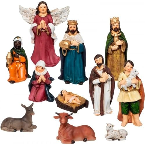 Hogar y Mas Portal DE BELÉN Nacimiento 11 Piezas