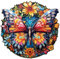 Jigfoxy Wooden Jigsaw Puzzles for Adults - Butterflies and Sunflowers 300pcs, Unique Animal Shape Wood Puzzle, Birthday Gifts in Wooden Box (13.4 * 13.1in)