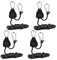 4 Pièces Cordes à Cliquet, 150 Livres Mètres Corde Cliquet Corde à cliquet réglable 1/8 Pouces Rope Ratchet Robuste pour Lampe à Suspension Growth