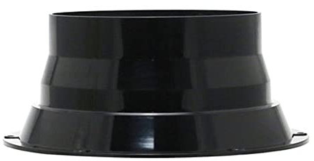 1pc ABS Flansch Lüftungsanschluss Wand Dunstabzugshaube Flansch Adapter Kanalventilator Anschluss Küche Air Vent Auspuff 100/150/160mm/200/250mm/300mm(160mm)