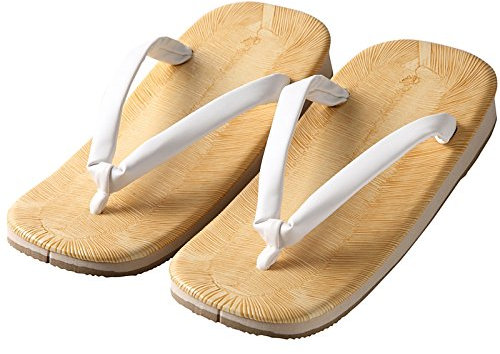 Edoten Black Setta Japanese Tatami Zouri Sandals, Yellow Tatami White Thong, XX-Large