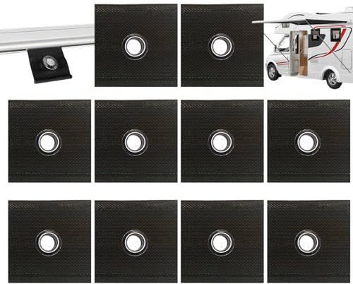 Rohröse, Rohrleitungsstreifen für Führungsschienen - Rohrleitungsstreifen Ösen für Schienen | Werkzeuge zur Installation von Markisen, Rohrschellen für Vorhänge d