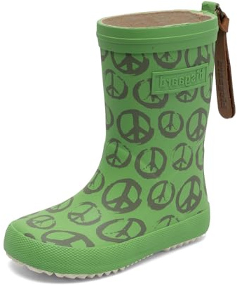 Bisgaard Unisex Kinder Fashion Rain Boot, Peace On Earth Grass, 30 EU