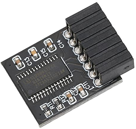 OVAQUIXI TPM 2.0 Modul – 14Pin LPC Verschlüsselungs-Sicherheitsmodul für 11/10 – Kompatibel mit Mainboards (B550/ B450/B460)