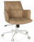 hjh LIVING Homeoffice Stuhl gepolstert SOLAO Life W Schreibtischstuhl Drehstuhl höhenverstellbar, Stoffbezug Beige