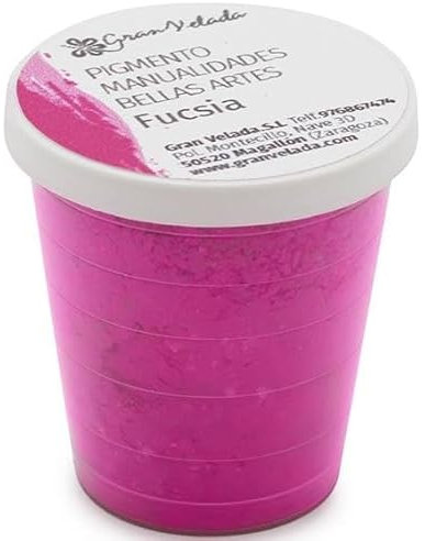 Pigment fuchsia fluo : poudre pour travaux manuels et beaux-arts | création DIY | haute concentration | couleur durable | facile à utiliser | économique | grande variété disponible | 30 cc