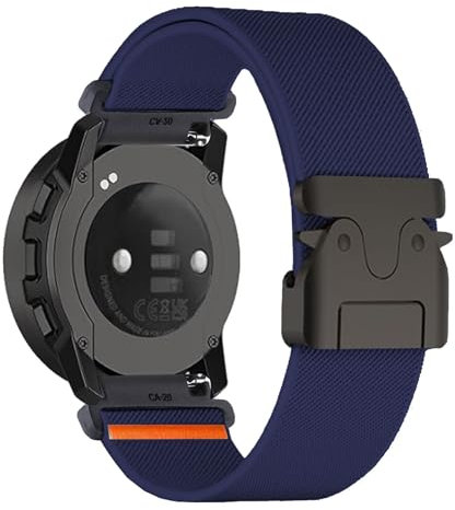 KUWAI Sportarmband Kompatibel mit Suunto Vertical Armband, Elastisches Nylon Uhrenarmband Langlebige Edelstahl Metallschnalle Weiches Ersatzarmband für Suunto Vertical Armbänder für Herren Damen (1)
