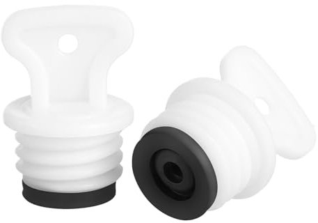 DEARMAMY Wärmflaschenverschluss 2 Stück 21 Mm Wärmflaschenverschluss Weißer Wärmbeutel-Ersatz-Schraubverschluss Wärmbeutel-Verschlussstopfen Auslaufsicherer Wassersackstopfen