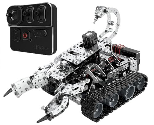 ControlCraze 3D RC Metall Mechanische Skorpion Tank Montage Modell für Erwachsene, Kreative Mechanische Gebäude Tank Kit, Herausforderung Brain Teasers Geschenke (1034PCS)