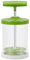 Manual Milk Frother, Cream Whipper Milk Frother Jug Transparent Milk Foam Maker Fast Handheld Drink Mixer for Coffee, Lattes, Cappuccino, Matcha(Green)