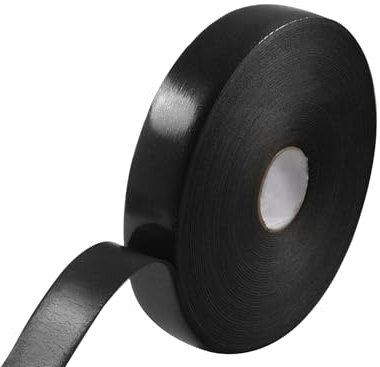 FOLNET Nastro acustico autoadesivo per pareti divisorie, fonoassorbente, sigillante, nastro per insonorizzazione, specifico per profili in metallo e sottostrutture, 60 mm x 30m x 3 mm