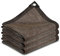 WODHMIEY - Red de protección solar, red de sombreado con protección solar al 90%, cuerda de 5 m, ideal para terraza, jardín, patio, invernadero, cubierta vegetal, perreras (marrón, 13 x 19,6)