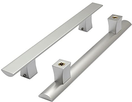 Maniglie per porta doccia, Maniglia per porta in vetro per box doccia in acciaio inossidabile | Confezione da 2 pomelli per doccia con accessori per il bagno | Barra portasciugamani cromata lucida