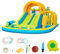 UEV Castello Gonfiabile per 5 Bambini, 520x320x215cm, Castello Gonfiabile 8-in-1 con Soffiatore, Parco Centrale Sicuro e Multifunzione per Divertimento di Divertimento Grande