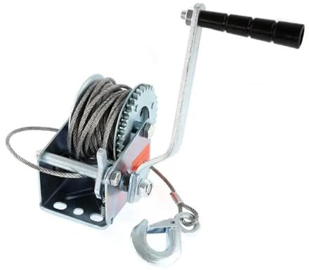 Manuelle Seilwinde, 600/3500 lb, Handgetriebe, Seilwinde, Getrieberolle für LKW und Anhänger, Kabelzieher