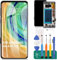 TFT pour Samsung Galaxy S10 LCD Remplacement d'Ecran Tactile pour Samsung Galaxy S10 Écran Tactile SM-G973F SM-G973U SM-G973W SM-G973N Digitizer Montage Kit de Réparation avec Cadre (Noir, Sans
