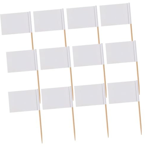 FUNNETOYU 200stücke Zahnstocher Flaggen Für Partys Leere Tortendeko Für Desserts Cocktails Snacks Für Hochzeiten Buffets Picknicks Feiern