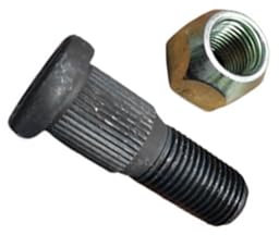 Tendparts Écrou de boulon de roue arrière 90179-14001-71 43812-23320-71 compatible avec Toyota Forklift 7-8FD20~30 7-8FB20~30 FDZN20 FDZN25 8FGU20 8FGU25 8FGU30 8FGU30 8FGU25 9,5 cm GU20 7FGU25