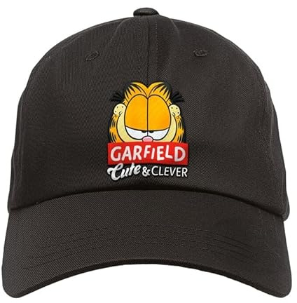 Garfield Metal-Kids - Cute & Clever Unisex Cap schwarz