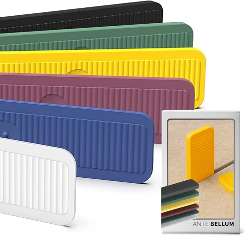 Abstandshalter Kunststoff MIX 1–6 mm – 500 Stk Unterlegplatten Kunststoffkeile Unterlegkeile Ausgleichsplättchen für Fenster, Laminat & Vinyl – Montagekeile Distanzklötze