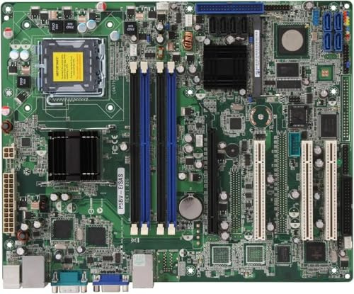 Carte mère Fit for ASUS P5BV-E for Serveur/Station de Travail, Socket LGA 775, Compatible Intel 3200 DDR2 8 Go, Format ATX, processeurs Core 2 Duo E4400, E6300, E6600 et E7600.