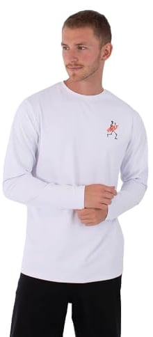 Hurley Herren Men's Long-Sleeved Surf Lycra - Flamengue Vest