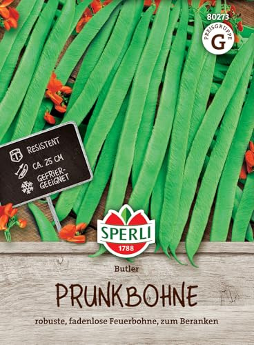 Sperli Prunkbohnensamen Butler 80273, Gemüsesaat | Gefriergeeignet