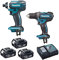 Makita DLX2127MJ1 Taladro Combinado + atornillador de impacto 3x18V 4Ah Li-ion + maletin Makpac