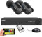 Maisi 4 Channel Smart DVR CCTV Camera System w/500GB Hard Drive, 2x 5MP Weatherproof Outdoor Security Bullet Camera, Night Vision, Remote Access, Motion Detection