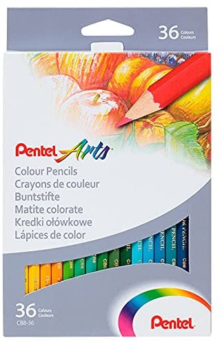 Pentel CB8 Buntstifte 36 Stück