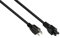 Kabelmeister Netzkabel - 1,8 m - Amerika/USA Netz-Stecker Typ B (NEMA 5-15P) an C5 (gerade) für Notebook - ETL Zertifiziert - AWG18 - SCHWARZ - Qualitätware vom KABELMEISTER
