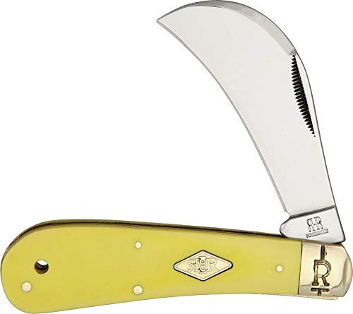 Rough Rider Yellow Carbon Hawbill, Taschenmesser, Carbonklinge, RR1734