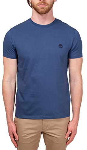 Timberland - Men's Slim T-Shirt with Logo, azure, M (TB0A2BR32881)