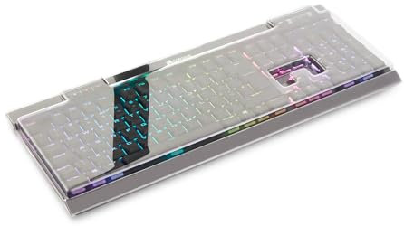 Decksaver cover for Corsair K70 RGB keyboard series - Smoked/clear protective lid, made in the UK - the gamers' choice for unbeatable protection