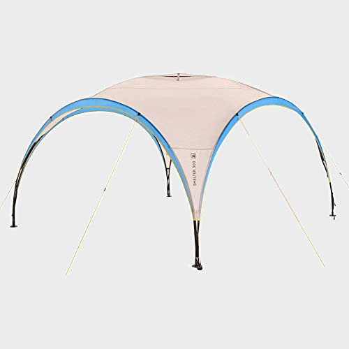 Hi-Gear Waterproof Haven 300 Steel Poled Shelter, Ideal for BBQs and Garden Parties, Gazebo, Festival Essentials, Camping Equipment, Camping Accessories, White