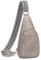 VATAN Kleine Sling Bag Damen Crossbody Geldbörse Leder Crossbody Taschen für Frauen, D-grau