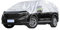 Halbgarage Auto Winter, Car Windshield Snow Cover, Abdeckplane wasserdichte Autoabdeckung Halbe Autoplane Frontscheibenabdeckung, Protects Your Windshield and Roof (SUV)