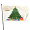 Weihnachtsbäume saisonale dekorative Flagge, 90 x 152 cm, Geschenkboxen, Sternenlichter, Bälle, Lampen, Comic, Kiefernholz, Geschenke, Polyester, Outdoor-Dekorationen, saisonale Banner, Hofdekoration