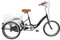 TFIANYNI 20 Zoll Single Speed Dreirad Für Erwachsene Senioren Fahrrad 3 Räder, Dreiräder Erwachsene Mit Korb, Höhenverstellbar, Stoßdämpfende Reifen, Anti-Rutsch, Geschenk (Typ A)