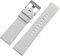 KONGNY Uhrenarmband aus echtem Leder, 22mm, 24mm, 26mm, 28mm, 30mm, B White-Silver, 32mm