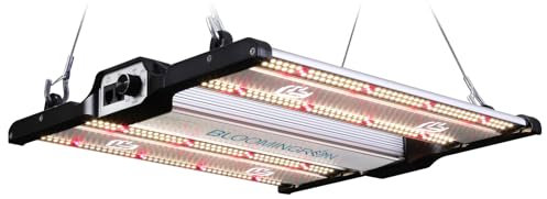 BLOOMINGREEN LED Grow Light with LM301B Diodes Deeper Penetration, 100 Watts Dimmable Full Spectrum Growing Lights for Indoor Plants Fixtures Germination Seedlings Vegetables Greenhourse NP100