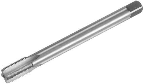 QUARKZMAN Taraud à Filetage Métrique M13 x 1.25 H2 130mm Fraiseuse à Filetage à Cannelure Droite Extra Longue, Outil de Réparation de Taraudage
